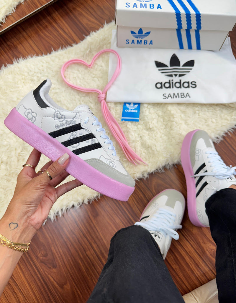 Ad Hello Kitty x Ad Sambae Cloud White Clear Pink