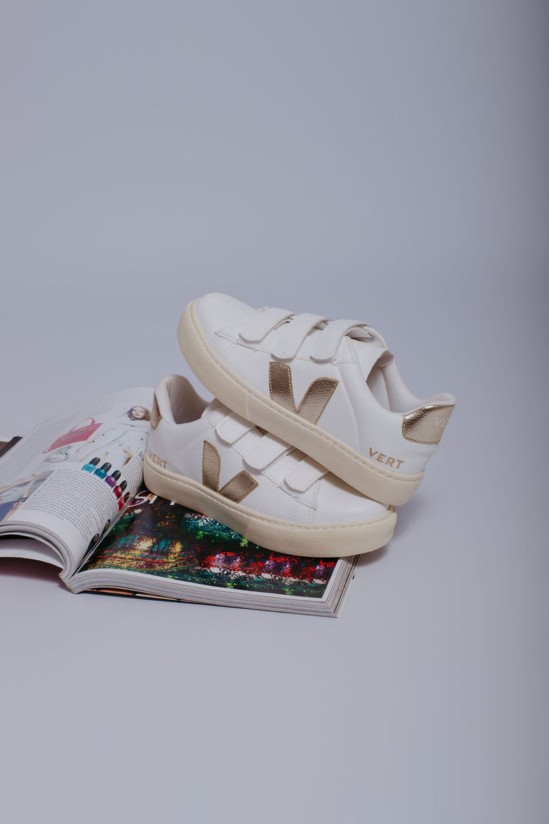 Vr Velcro Branco/ouro