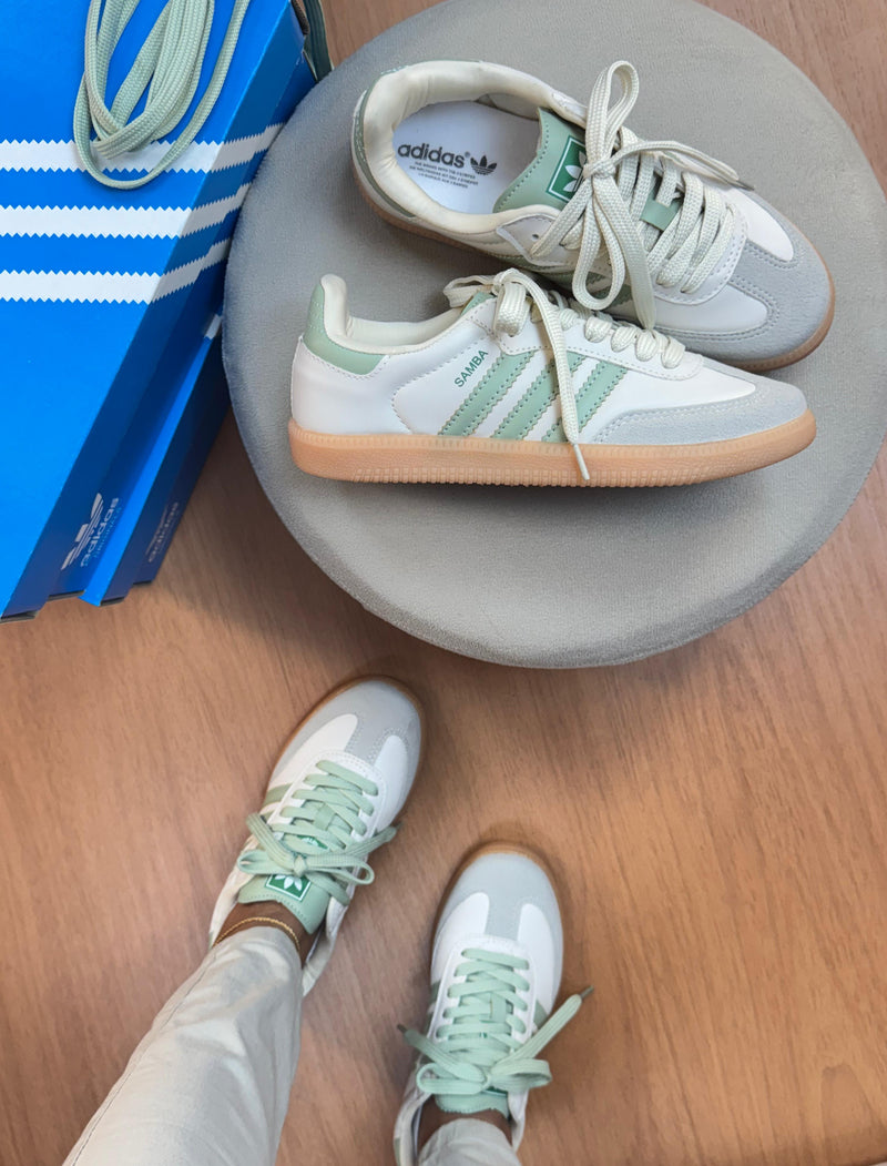 Ad Samba OG Sintético Bco/Verde