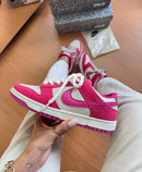 Nk Dunk Low Pro Camurça Pink
