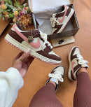 Nk Dunk Low Pro Nobuk Vinho/Rosa
