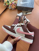 Nk Dunk Low Pro Nobuk Vinho/Rosa