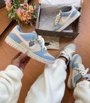 Nk Dunk Low Pro Nobuk Azul/Rosa