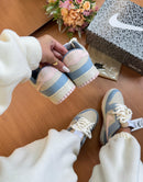 Nk Dunk Low Pro Nobuk Azul/Rosa