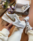 Nk Dunk Low Pro Nobuk Cinza