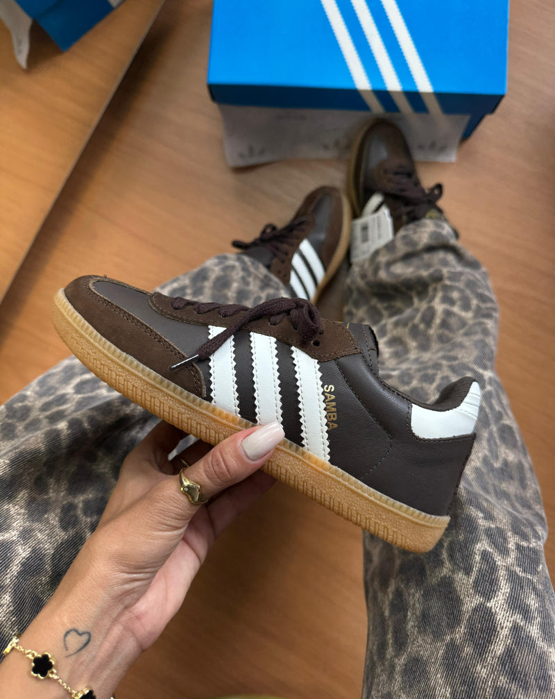Ad Samba OG Couro Chocolate