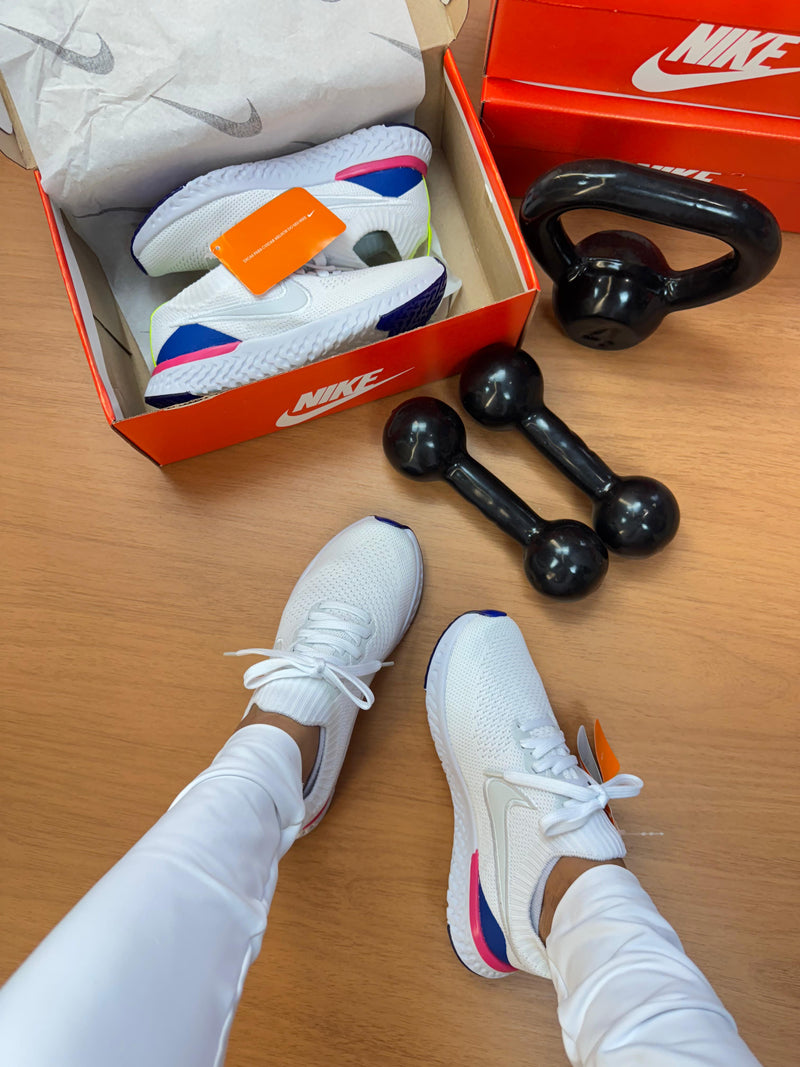 Nk Epic React Branco/Pink