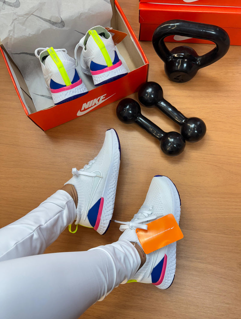 Nk Epic React Branco/Pink