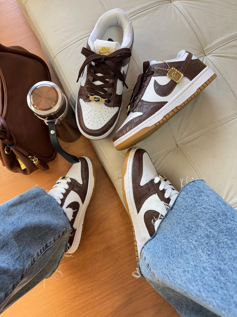 Nk Dunk Low Pro Croco Marrom