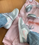 Nk Jordan Low Cinza/Rosa