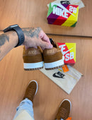 Nk Dunk Low Pro Camurça Marrom