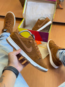 Nk Dunk Low Pro Camurça Marrom