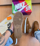 Nk Dunk Low Pro Camurça Marrom