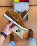 Nk Dunk Low Pro Camurça Marrom