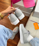 Nk Air Force F1 Cinza/Pink