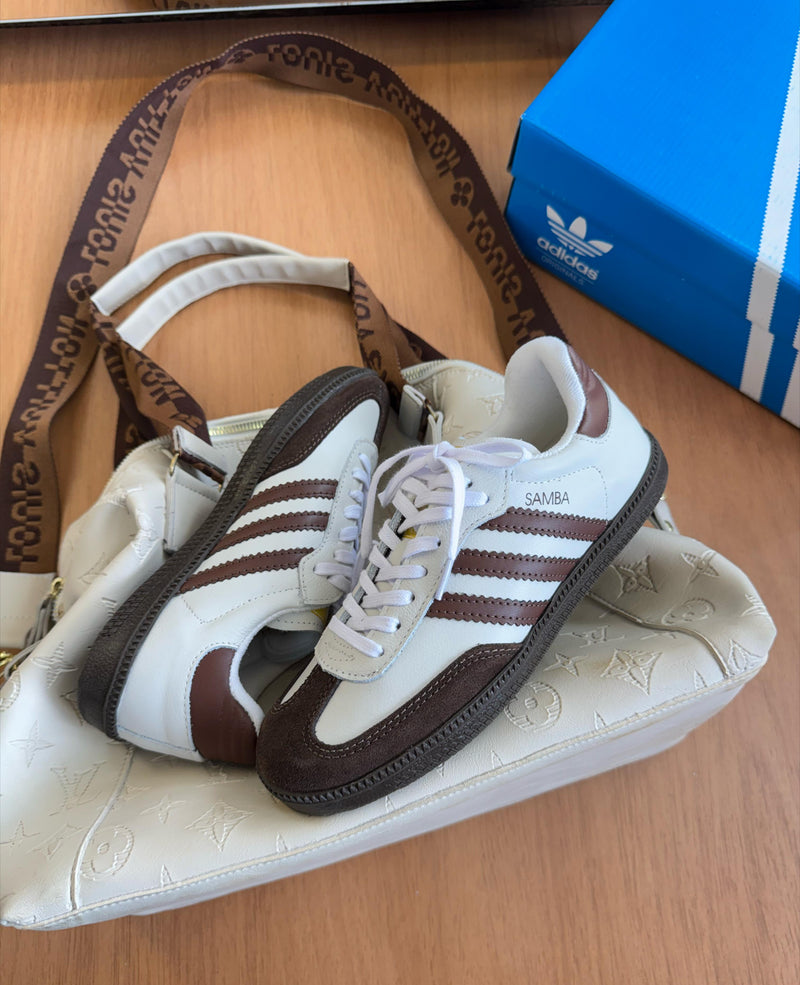 Ad Samba OG Branco/Coffe
