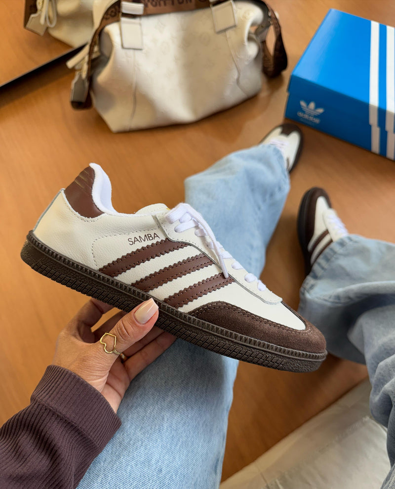 Ad Samba OG Branco/Coffe