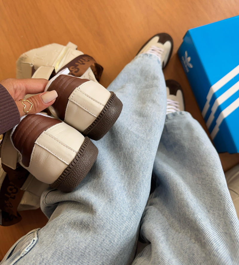 Ad Samba OG Branco/Coffe