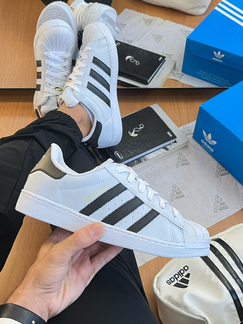 Ad Super Star Branco Preto