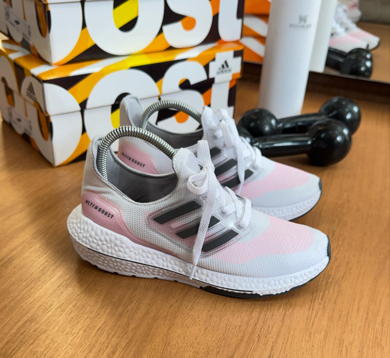Ad Ultra Boost Branco Rosa