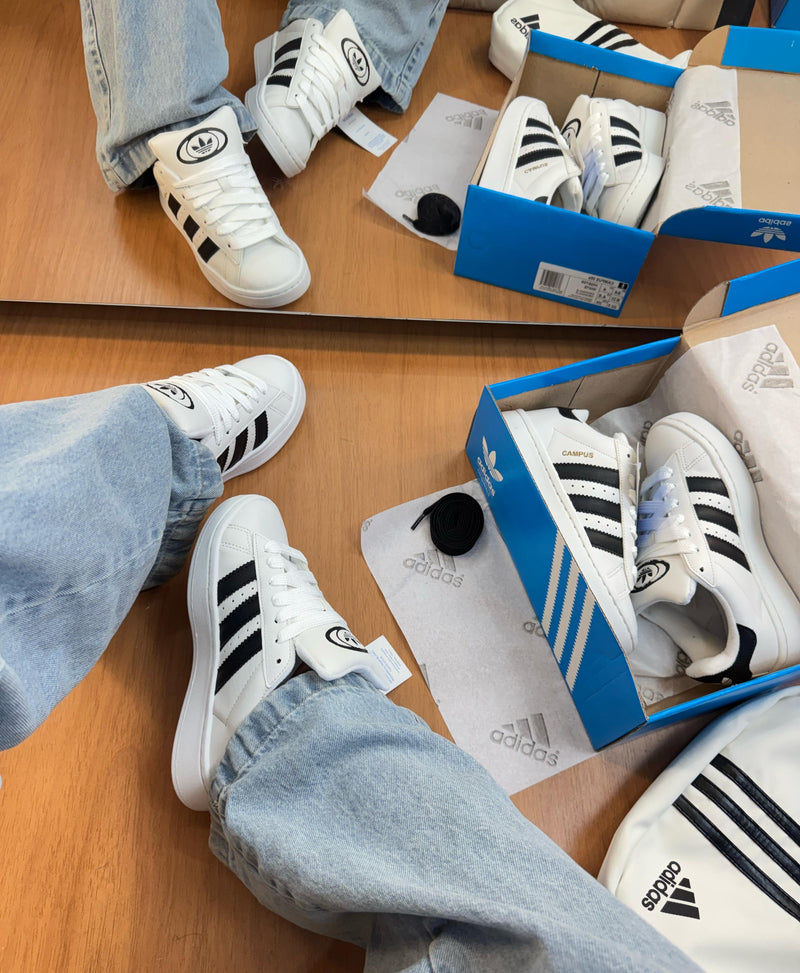 Ad Campus 00s Branco Preto