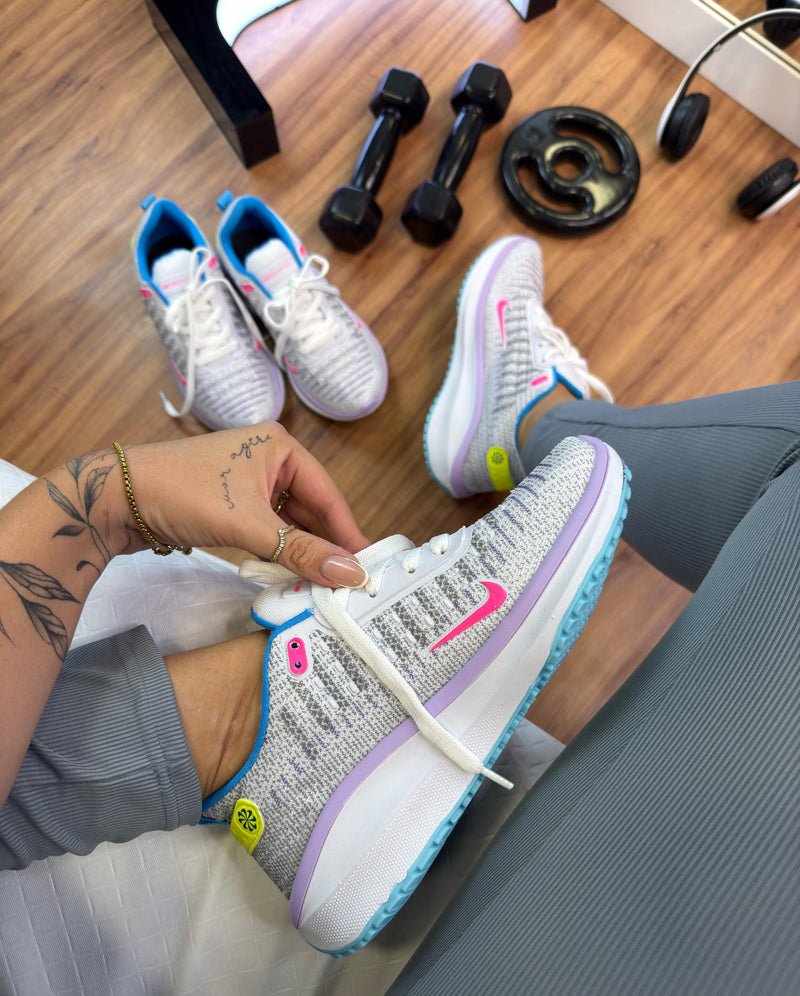 Nk React Infinity Run 4 Cinza/Lilás