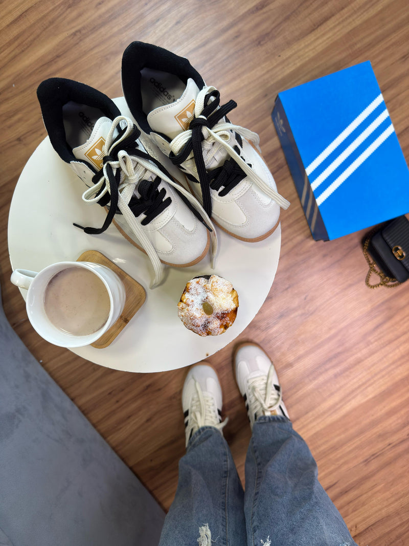 Ad Samba Off White/Preto