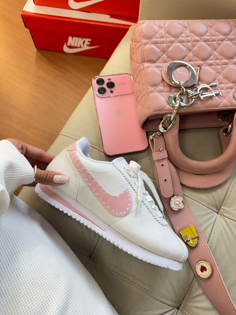 Nk Cortez Retrô Bco/Rosa