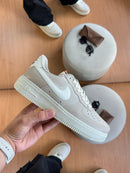 Nk Air Force f1 luxo Bege/Bco