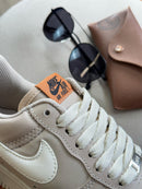 Nk Air Force f1 luxo Bege/Bco