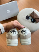 Nk Air Force f1 luxo Bege/Bco