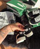 Pm Suede XL Infantil Pto/Branco