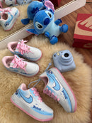 Nk Air Force Infantil Stitch Azul