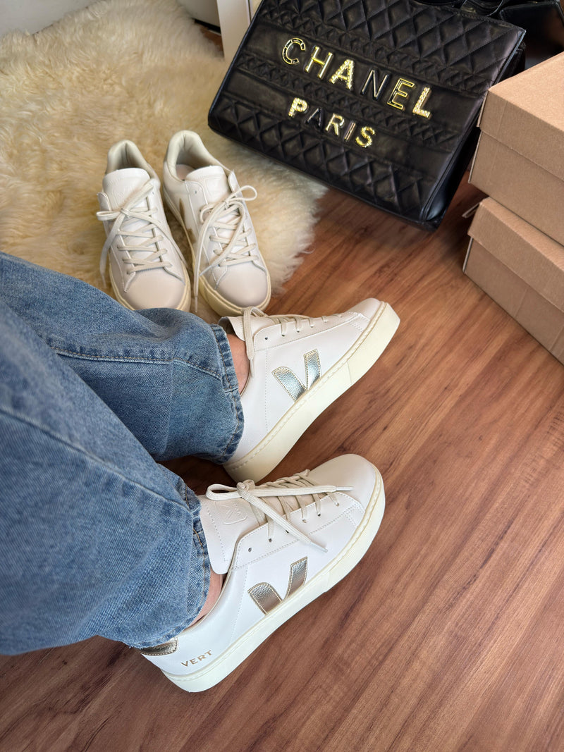 Vr Cadarço Off White/Ouro