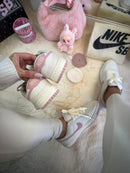 Nk Dunk low Manteiga/flamingo