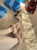 Ad Super Star Off White/Vermelho