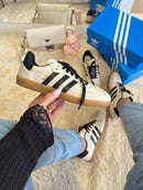 Ad Samba Couro Off White/Preto