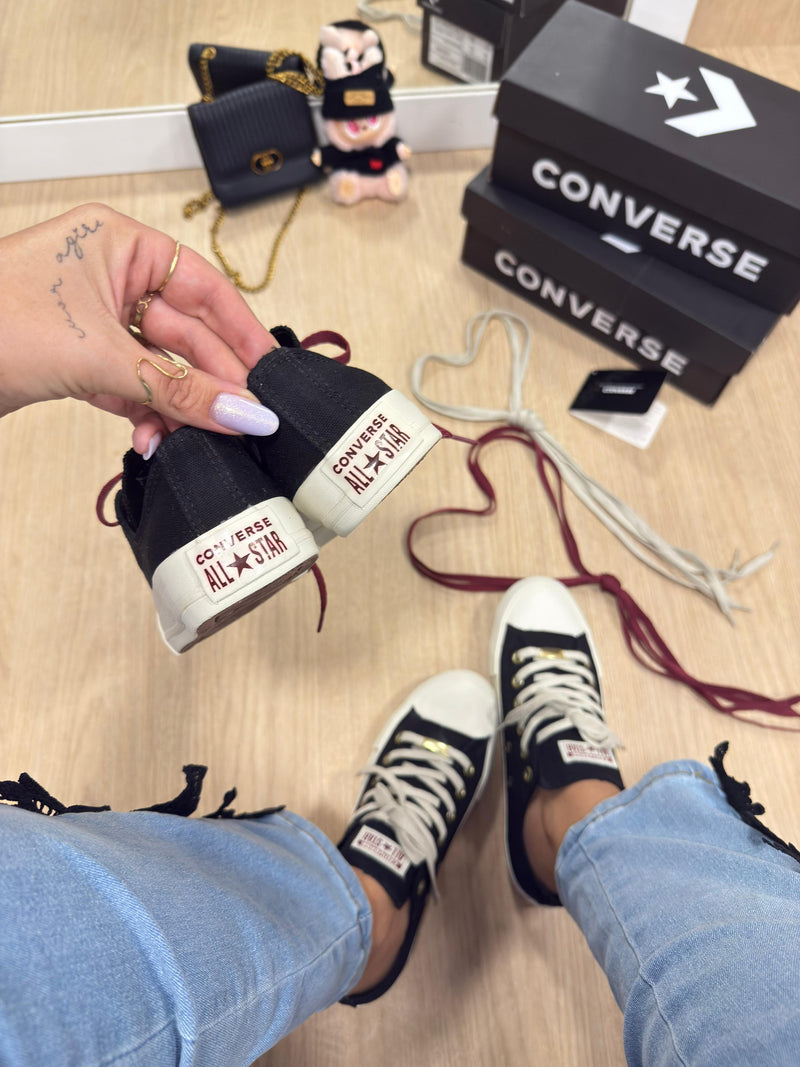 Converse Star Preto Lona