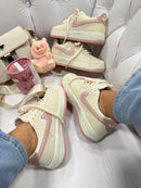 Nk Air Force GS Prime Off White/Rose
