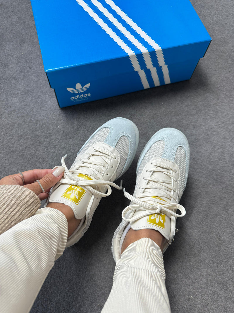 Ad Samba OG tricô Off/Celeste