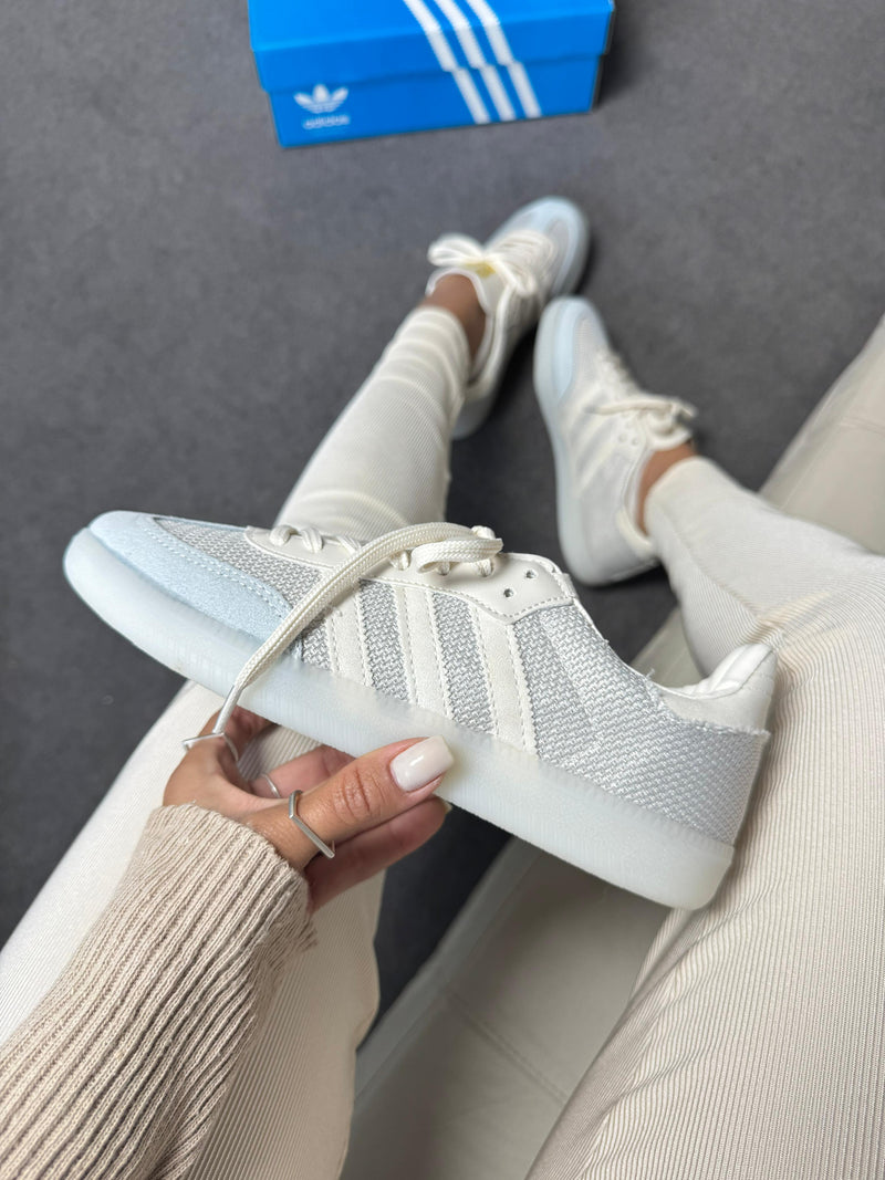 Ad Samba OG tricô Off/Celeste