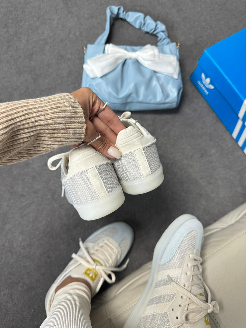 Ad Samba OG tricô Off/Celeste