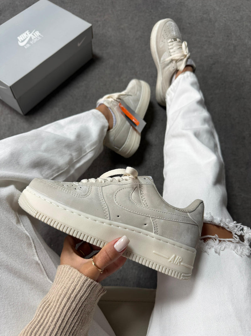 Nk Air Force F1 Luxo Cinza Aveludado