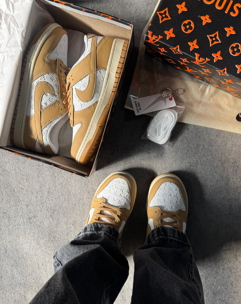 Nk Dunk LV Branco/Milho