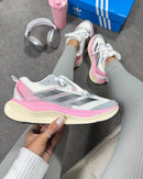 Ad Adizero Boston 12 Cinza/Rosa