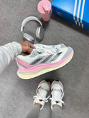 Ad Adizero Boston 12 Cinza/Rosa