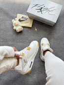 Nk Air Jordan 4 Off/Ouro