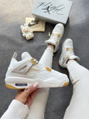 Nk Air Jordan 4 Off/Ouro