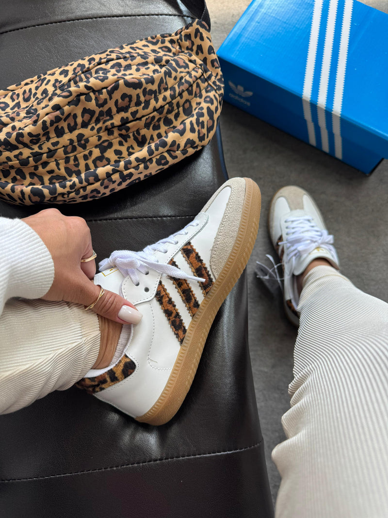 Ad Samba OG Couro Off/Onça