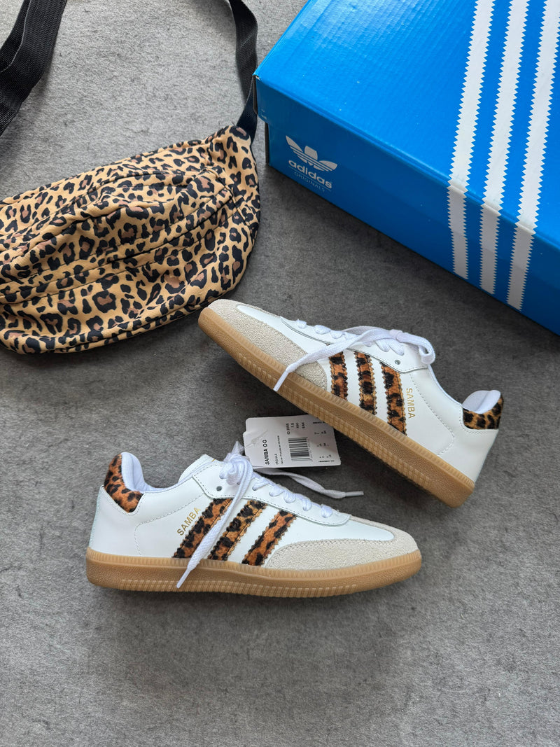 Ad Samba OG Couro Off/Onça